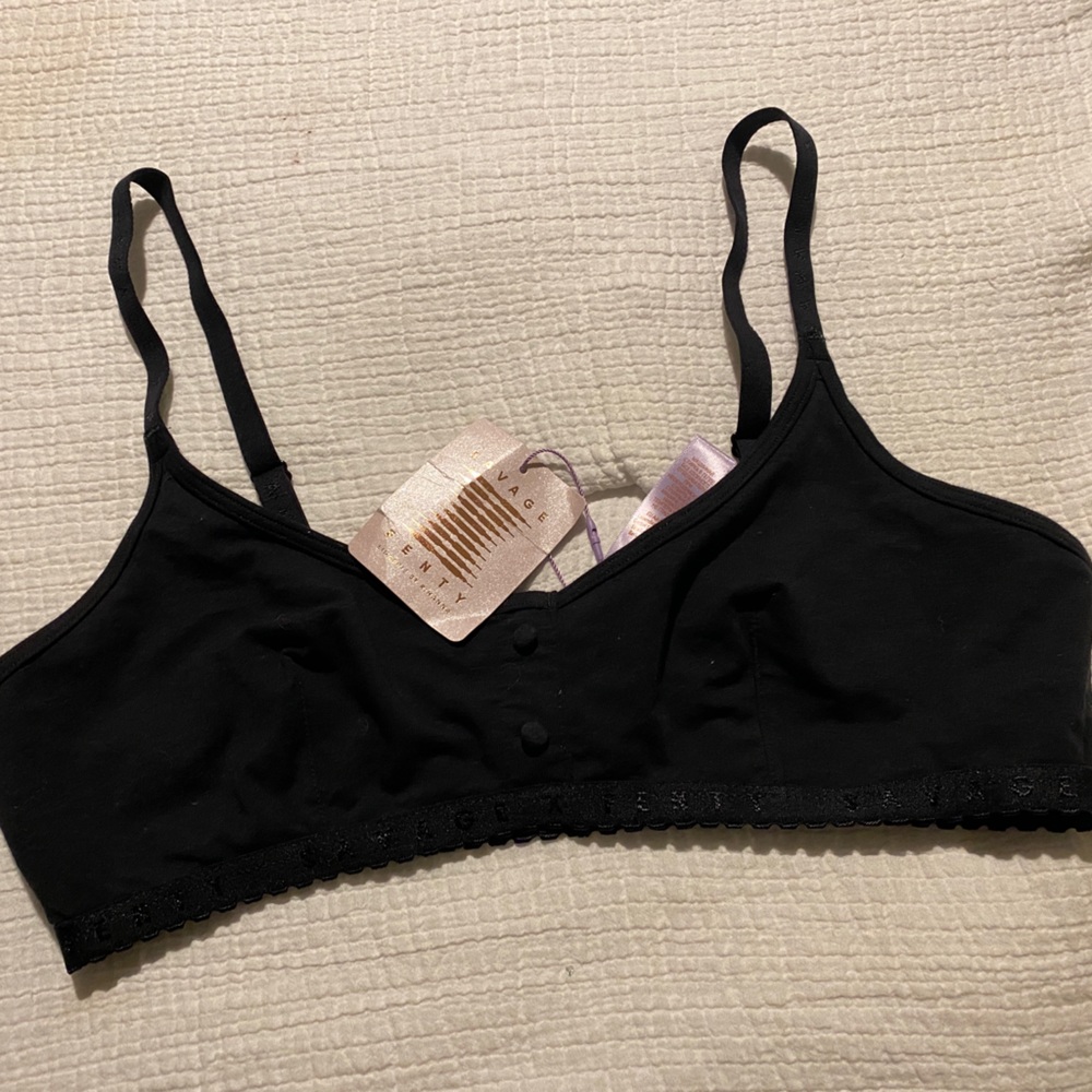 SAVAGE X FENTY Cotton Bralette, Large